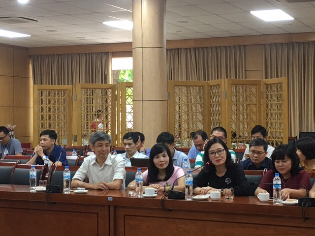 đại diện các trường họp chốt điểm chuẩn tại trường ĐH Bách khoa Hà Nội chiều nay - Nghiêm Huê