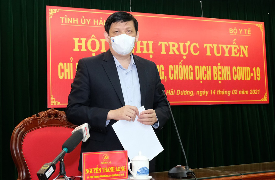 Bộ trưởng Bộ Y tế chủ trì cuộc họp