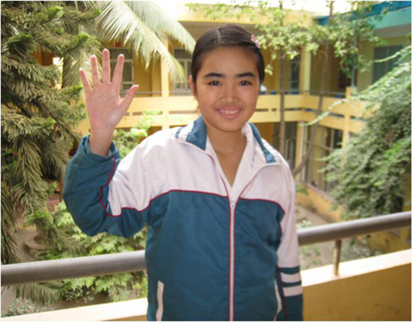 Cô gái Nguyễn Thi Diệp. (Ảnh chụp cách đây 10 năm)