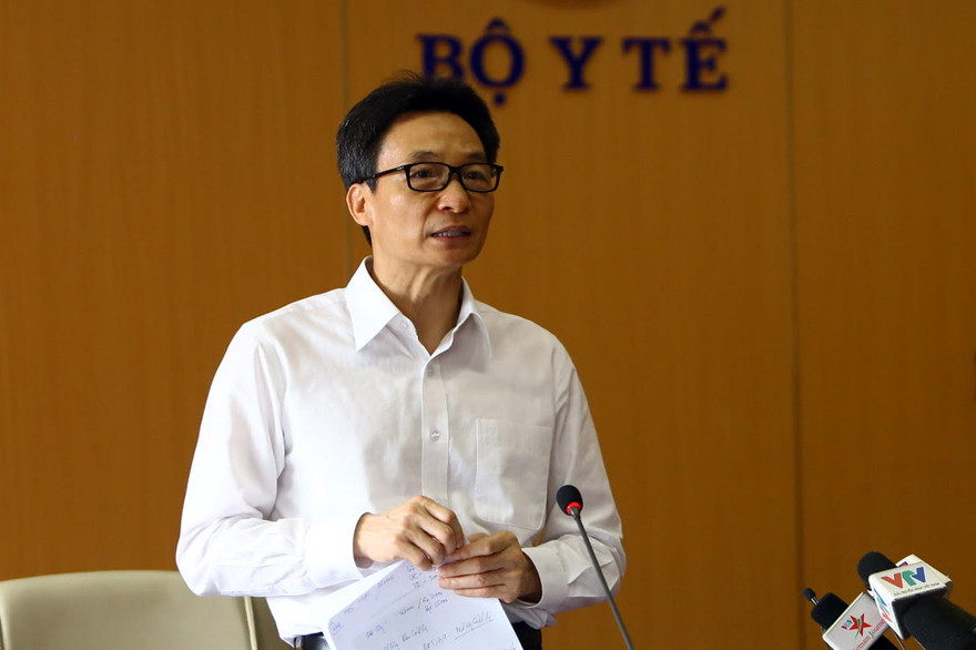 Phó Thủ tướng Vũ Đức Đam chủ trì cuộc họp Ban Chỉ đạo Ảnh: Đ.N