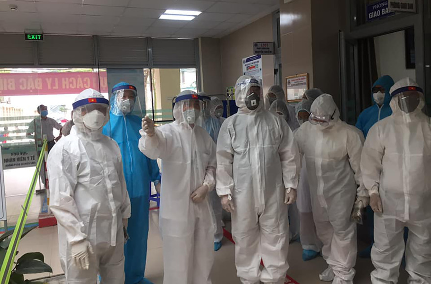 Đoàn công tác của Bộ Y tế kiểm tra tại BV Đa khoa tỉnh Thái Bình