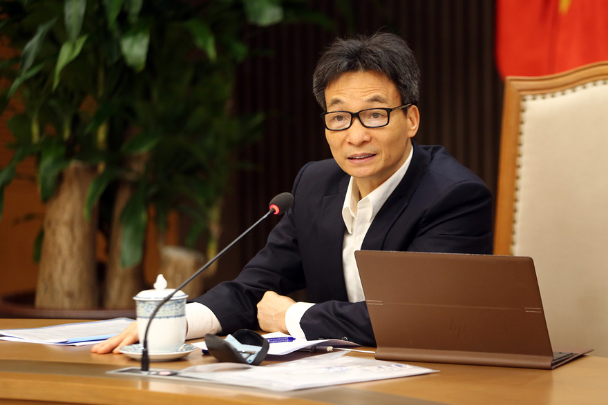 Phó Thủ tướng Vũ Đức Đam chủ trì cuộc họp. Ảnh: VGP