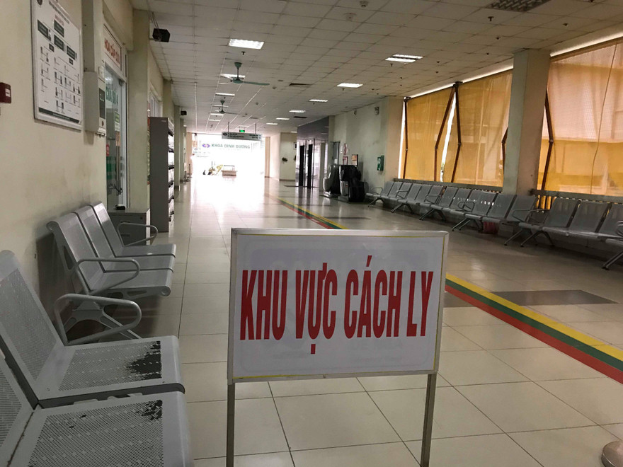 Khu cách ly BV Bệnh Nhiệt đới T.Ư nơi bệnh nhân N.T.D đang điều trị