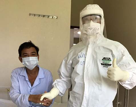 Bệnh nhân 427 trong ngày công bố khỏi bệnh