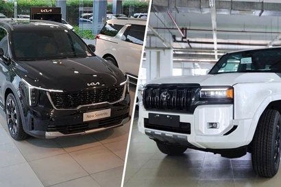 10 mẫu ô tô bán ít nhất thị trường Việt Nam tháng 2