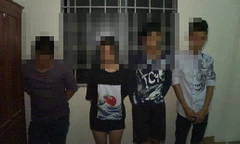 Các đối tượng sử dụng ma túy tập thể bị phát hiện