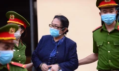 Bà Dương Thị Bạch Diệp tại phiên tòa.