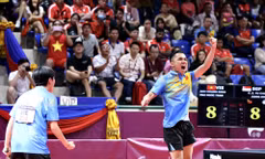 Việt Nam giành HCV bóng bàn nội dung đồng đội nam nữ sau 26 năm chờ đợi tại SEA Games 32 (ảnh Anh Quý)