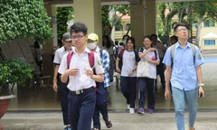 Thí sinh tham dự kỳ thi tuyển sinh lớp 10 tại TPHCM năm học 2020- 2021