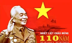 Hà Nội tổ chức trang trí, tuyên truyền cổ động trực quan kỷ niệm 110 năm Ngày sinh Đại tướng Võ Nguyên Giáp. Ảnh: Sở Văn hóa và Thể thao Hà Nội.