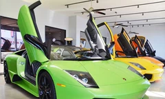Bảy chiếc Lamborghini V12 cùng khoe dáng