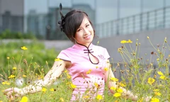 Nữ sinh xứ Lạng rạng rỡ trong nắng thu