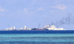 Đảo Gạc Ma. Ảnh chụp tháng 5/2015. Ảnh: Trường Phong