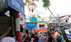 Người dân Đông Mỹ tiễn biệt nguyên Tổng Bí thư Đỗ Mười