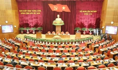 Hình ảnh Bế mạc Hội nghị lần 7 Ban Chấp hành Trung ương Đảng khóa XII