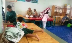 Bên trong nơi trú bão Tembin của người Sài Gòn