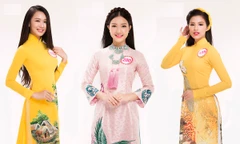 Trang phục áo dài nền nã, duyên dáng của 30 thí sinh HHVN