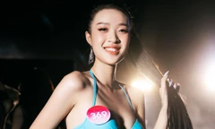Nhan sắc cô gái có đôi chân dài 1,2 m ở Hoa hậu Việt Nam 