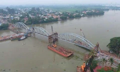 Các hình ảnh cầu Ghềnh mới sắp hoàn thành.