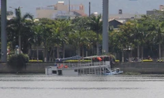 Vụ chìm tàu du lịch Thảo Vân 2 đêm 4/6 gây ảnh hưởng xấu đến thành phố Đà Nẵng. Ảnh: Thanh Trần. 