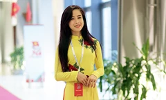 Châu Tuyết Vân là đại biểu Đại hội Đoàn toàn quốc lần thứ XI