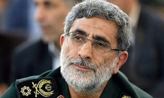 Tư lệnh Esmail Ghaani. Ảnh: Reuters
