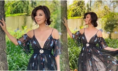 MC Kỳ Duyên diện đầm sexy khoe dáng gợi cảm ở tuổi U60