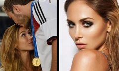 Bạn gái Goetze bất ngờ nổi tiếng nhờ màn 'khóa môi' trên sân