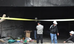 Lực lượng chức năng tiên hành khám nghiệm hiện trường