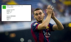 Vermaelen sánh ngang với Ronaldo về thành tích vô địch La Liga.