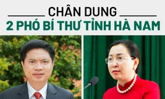 Chân dung hai phó bí thư Tỉnh ủy Hà Nam