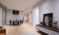 Căn hộ Hà Nội khiến khách tới chơi tò mò về chỗ cất đồ