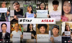 Các giọng ca đại diện ASEAN lan truyền thông điệp ở nhà để giữ an toàn vượt qua COVID-19
