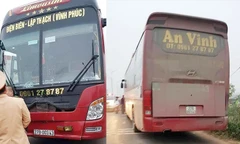 Chiếc xe gây tai nạn khiến 7 người chết bị bỏ lại tại hiện trường