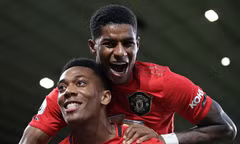 Martial và Rashford đã ghi được 4 bàn thắng cho M.U.