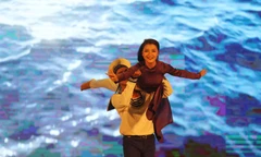 Tiết mục múa được đặt tên "Gạc Ma trong tim ta" của Sao Mai tại Hội thi Sinh viên tài năng thanh lịch của ĐH Đà Nẵng