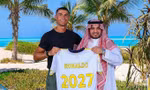 Ronaldo và Chủ tịch Abdullah Al Majid.
