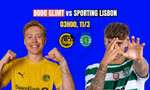 Bodo/Glimt vs Sporting Lisbon.