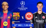 Barcelona vs Frankfurt.