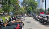 Bố trí bãi xe 800m2 gần hồ Gươm phục vụ người dân dịp Tết Nguyên đán