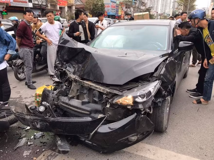 Hiện trường vụ tai nạn. Ảnh: FB