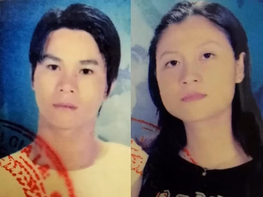 Nghi can Lê Văn Nam và Nguyễn Thị Lệ Hoa. Ảnh: Công an cung cấp