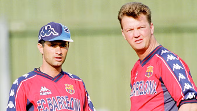 Van Gaal - Mourinho ngày xưa.