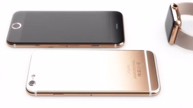 iPhone 6S sẽ thêm phiên bản màu vàng hồng giống như Apple Watch.