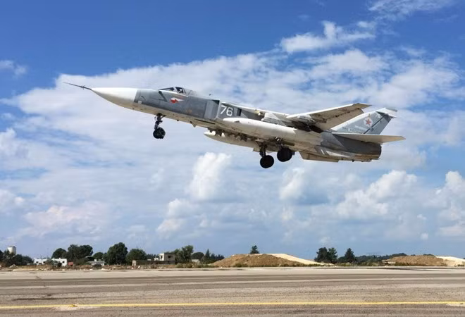 Máy bay Su-24 của Nga tham gia chiến dịch không kích tại Syria. (Ảnh: Sputnik)