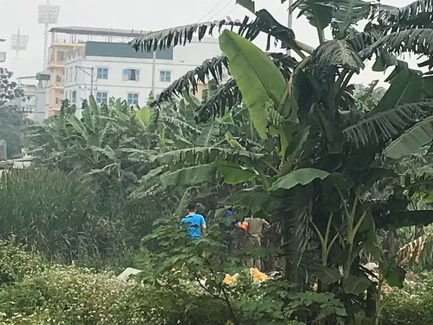 Nơi phát hiện thi thể nạn nhân.