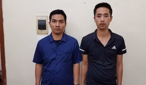Hai đối tượng bị bắt giữ. Ảnh: ANTĐ