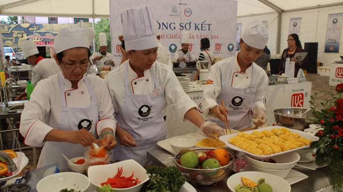 Một trong các đội tham gia tranh tài tại vòng sơ tuyển khu vực Đông nam Bộ