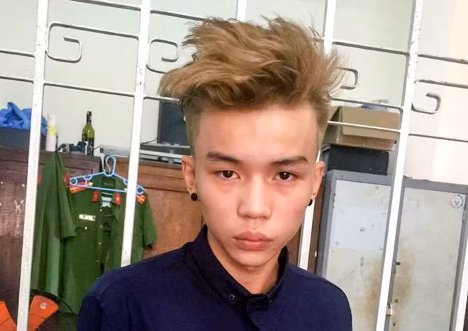 Nghi can Lê Anh Tuấn thời điểm bị bắt