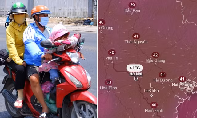 Miền Bắc sẽ nắng nóng sau đợt mưa dông, Hà Nội dự báo trở lại ngưỡng 40 độ